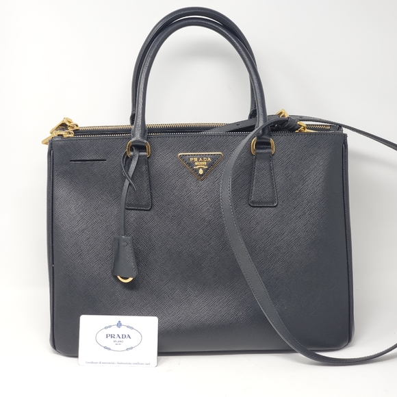 Auth Prada Saffiano Large Galleria Satchel Bag - Picture 2 of 15